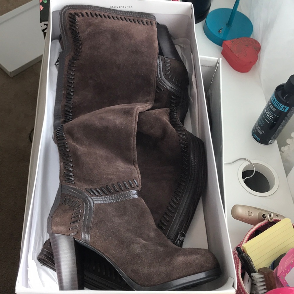 Carlos Santana over the knee boot